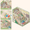 Haus Sticker, Aufkleber Szenen für Kinder und Erwachsene, Miniatur-Haus-Szenen Sticker Set mit -Effekt, Cartoon Aufkleber für Scrapbook und Journal