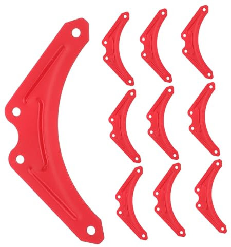 VILLCASE 10pcs Step Ladder Corner Reinforcement Part Kit Ladder Accessories Iron Bracket Reinforcement