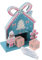 Homoyoyo 2025 Weihnachts-countdown Für Dekoration Desktop-weihnachtskalender Ornamente Led Ewig Weihnachts-nussknacker-countdown-kalender Block Büro Adventskalender Bis Holz Sky-blue