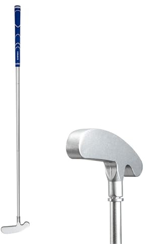 Golf Putter 34Zoll Golfputter Abnehmbarer DREI-Abschnitts-Übungsclub Mallet-Putter Aus Edelstahl Mit Edelstahlkopf & Rutschfester Griff, Leicht Und Tragbar Golfschläger Für Rechtshänder Damen Herren