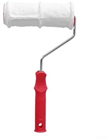 Rouleau de gaufrage à motif de brique décorative, outil de peinture de texture murale, outil de décoration d'intérieur, tampon avec poignée ergonomique 20,32 x 34,29 cm