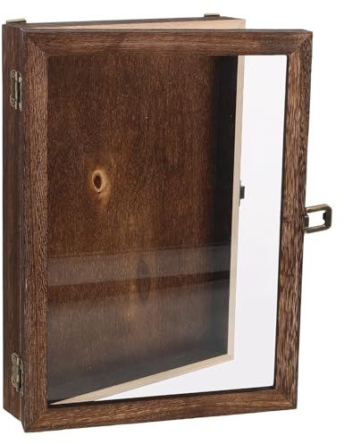 Setzkasten Präsentationsbox für Holz, Vintage Schmetterlingspräparate | Insektenbox mit Viel Stauraum, Wandmontierbar, Aufbewahrungsbox Holzoptik für Empfindliche Stücke