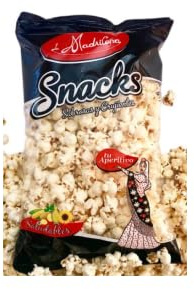 La Madrileña Salted Microwave Popcorn, 6 Packs x 130g, Light & Crunchy Movie Night Snacks,