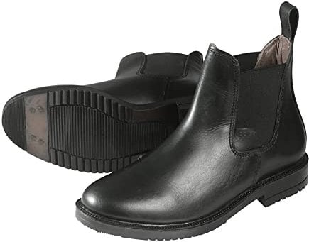 PFIFF Herren 744813 Jodhpurstiefelette, Leder, Schwarz, 40 EU