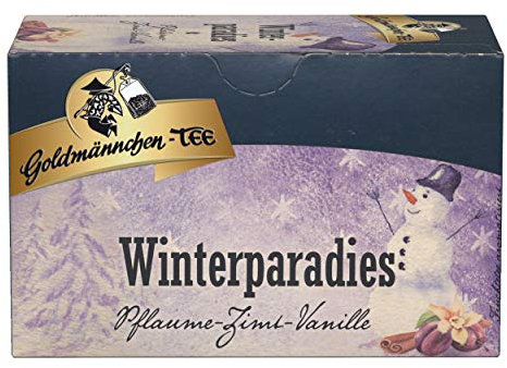 Goldmännchen Wintertee Winterparadies, Früchtetee, 20 einzeln versiegelte Teebeutel