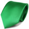 TigerTie Herren Krawatte – Klassische 8 cm Satin-Krawatte in grün leuchtgrün einfarbigem Design, ideal für Geschäftstermine, festliche Anlässe und die Freizeit