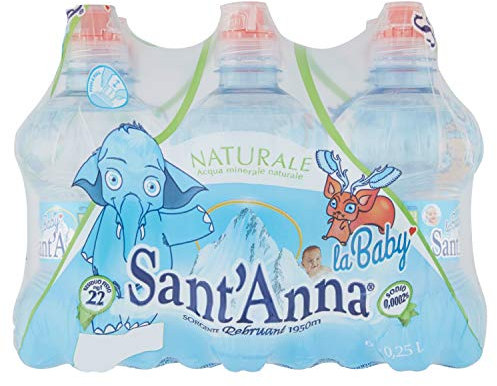 Sant'Anna Aqua Minerale Naturale, 6 x 0.25L