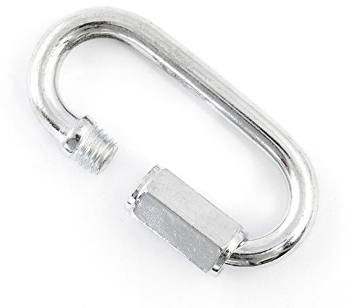 20 x SCHRAUBGLIED Kettenglied Kettenverbinder Karabiner Kette 10mm