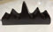 Easyou Catalpa Kalligraphie-Pinselhalter, chinesischer Pinselhalter, 9 x 2 x 4,5 cm, Schwarz
