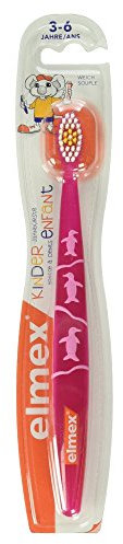 elmex Kinder Zahnbürste, 3-6 Jahre, weich, sortiert, 1 Stück