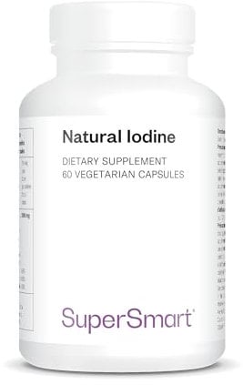 Iode Naturel - Favorise une fonction thyroïdienne normale - Contrôle du Poids - Maintien d’une Belle Peau - Complément Alimentaire Extrait d'algue Ascophyllum Nodosum (PureSea™) - Naturel - Vegan