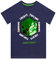 Minecraft Jungen T-Shirt Creeper Blau 146