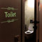 Nacnic Toilet Leuchtsticker Wandaufkleber. Fluoreszierende Toilette/WC/Badezimmer Wandstickers. Leuchtaufkleber Wanddekoration für Schlafzimmer, Hauszimmer, Geschäft, Büro