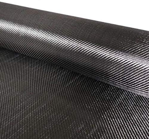 Tela de tela de fibra de carbono DIY Negro 200g 50X200cm Paquete 3K en paquete de tubo