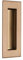 Rectangular Flush Pocket Door Handle (120mmx50mm, Copper)