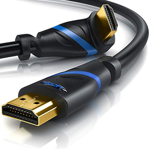 Primewire – Câble HDMI 2.1 de 0,5m coudé 270°- 8k @30Hz - @120Hz DSC - 4k @144Hz - @240Hz DSC UHD II - Compatible avec HDMI 2.0a et 2.0b - 3D -rafraichissement VRR -DynamicHDR 10+ - eARC- DolbyVision