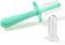 Grabease Baby-Fingerzahnbürste, Babybad, doppelseitige Zahnbürste, BPA- und Phthalatfrei, 1 Packung, Minze