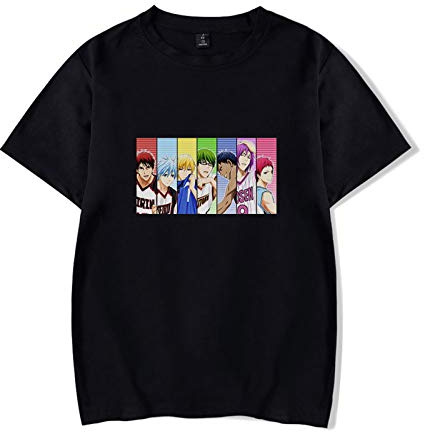 Kurokos Basketball T-Shirt Anime Kurokos Basketball Kuroko Tetsuya Cosplay Kurzarm T-Shirt für Männer Frauen Teen