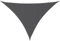 vidaXL Sonnensegel Wasserfest Sonnenschutz Windschutz Sonnendach UV Schutz Garten Terrasse Balkon Oxford-Gewebe Dreieckig 3x4x4m Anthrazit