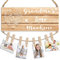 Keysse Oma Geschenke Fotohalter - Omas Time Machine Bildertafel für Fotos Omas Geburtstagsgeschenk Oma Oma Oma Geschenke von Enkelin Enkel