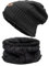Daysskk Strickmütze Winter Herren Beanie Mütze Warme Damen Herren Mütze Schal Set Warme Herren Herrenmützen Winter Mit Fleecefutter