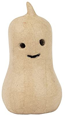 Decopatch Décopatch SA227C - Butternut-Kürbis aus Pappmaché, 16 cm, einfach zum Verzieren, Kartonbraun, 1 Stück