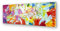 House of Arts - Acryl Gemälde handgemalt Bunt Groß als Wanddeko Wohnzimmer modern Deko Modern abstrakt Leinwandbild Wandbild XXL - 150x50cm