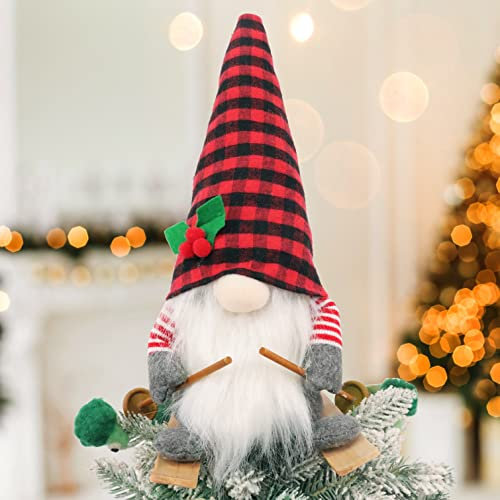 Weihnachtsbaum Topper Zwerg Weihnachtsdeko Stern Baumspitze Zwerg Weihnachtsbaum Topper Handgefertigte Christbaumschmuck
