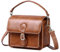 Cwatcun Kameratasche Kamera Umhängetasche Kompaktkamera Tasche Wasserdicht Retro Kompatibel für Canon Nikon Sony SLR/DSLR Spiegellose Kamera und Objektiv, Braun, M