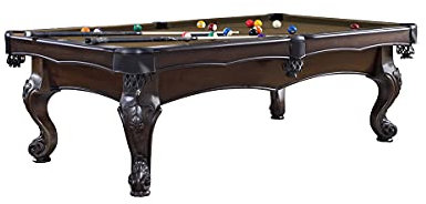 Billiard-Royal Billardtisch Pooltisch Modell Artemis 8 ft. mit hochwertigem K-55 Bandengummi und freier Tuchwahl, Tuchfarbe:Beige