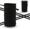 DOJA Barcelona | Cordon Elastique | Pack 1 Bobine 200M | Corde Elastique Noir | Ø 4mm | en Polyamide et Elasthanne | Couture Accessoires Mercerie | pour Elastique Couture, Cordon pour Bracelet, Bache
