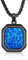 CUOKA MIRACLE Männer Halskette 925 Sterling Silber mit Blau Opal – Elegantes Schmuck Geschenk für Weihnachten, Geburtstag, Valentinstag – Herrenkette & Damenkette
