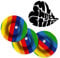 MySweetStitch - 25 x Freestyle Libre 3 Pflaster Rund mit Belüftungsloch, Overpatch Ø 60mm, Made in Germany, hautfreundlich, wasserfest, atmungsaktiv, Pride