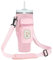 momocici Tragetasche für Stanley Quencher Becher mit einem Fassungsvermögen von 1,2 l (1,2 l), kompatibel mit Stanley Cup für Wandern, Reisen, Camping (Rosenquarz)