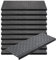 casa pura Tappetini per gradini in gomma – 25 x 65 cm – Set di 10 tappetini per scale resistenti alle intemperie e antiscivolo – in gomma per esterni – Tappetino antiscivolo Diamond