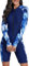 Halcurt Damen Langarm Badeanzug mit BH Surf UV Shirt Rash Guard UPF 50+ Reißverschluss Schwimmshirt Bademode Badeshirt S