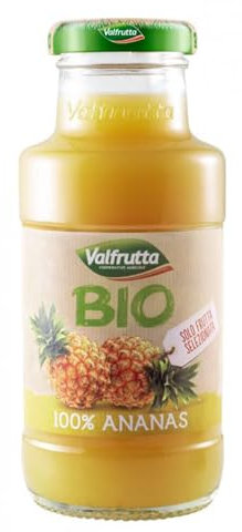 Valfrutta Succo di Frutta Nettare Ananas Confezione da 24 da 200 ml
