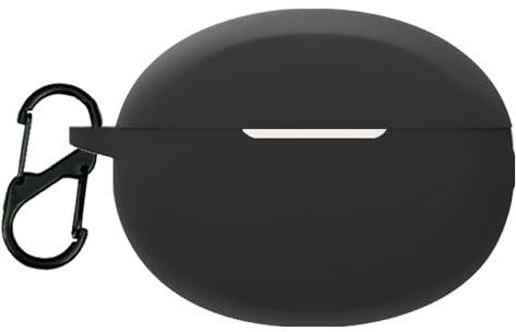 Custodia in silicone per Oppo Enco X2 cuffie Bluetooth, cover cover per Oppo Enco X2 (nero)