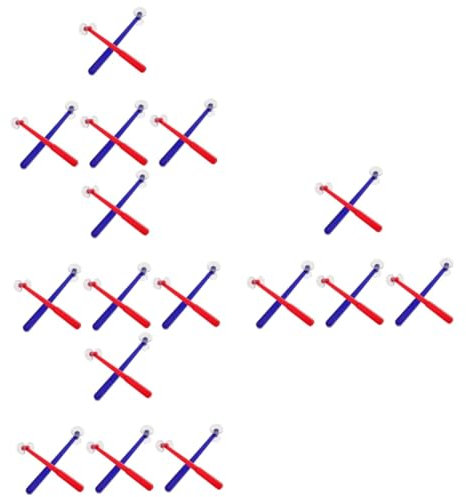 Hohopeti 8pièces Marteaux à Ventouse pour Jouets Éducatifs Hammer avec Disques Sucants pour Améliorer La Réaction Flexibilité Couleurs Aléatoires