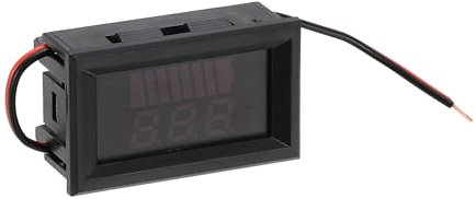 PATIKIL 12V 24V 36V 48V 60V 72V Lead-Acid Battery Indicator Voltage Meter Display Percentage Battery Capacity Tester for Golf Cart RV Car Boat