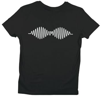 Sound Wave T-Shirt - Unisex, 100% Cotton, Available in Sizes S to 5XL Black
