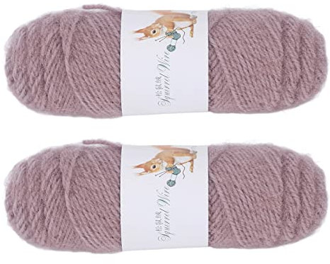 Eichhörnchen-Samtgarn – Mitteldickes Handgestricktes DIY-Mützengarn für Schals und Mäntel