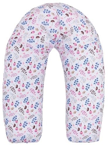 Fillikid Stillkissen EPS-Perlen 190 cm Exklusiv | XXL Stillkissen mit EPS Mikroperlen Länge 190 cm | Schwangerschaftskissen Bezug 100% Baumwolle maschinenwaschbar | Kissen Schwangerschaft