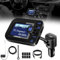 DeeprBetter DAB+ Adapter für Autoradio, DAB Adapter Stereoanlage mit 2,3 LCD-Display, Plug&Play Auto DAB Transmitter mit Bluetooth Freisprechen und Musik Spielen, Tragbarem DAB Empfänger mit Aux Out
