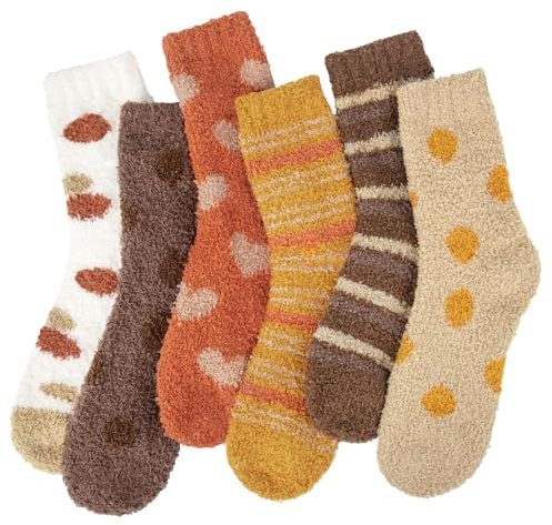 Justay Sowarm Fluffy Womens Winter Warm Cozy Socks Girls Soft Fuzzy Cosy Thermal Bed Home Socks Chiristmas Xmas Gifts for Women and Ladies