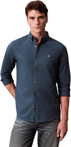 Calvin Klein Herren Ls Solid Oxford Classic Shirt Lv140em125 Andere Hemden (1er Pack)