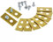 Lot de 9 lames de rechange en titane (0,9 mm) pour tous les robots tondeuses Worx Landroid