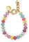 SINGULARU - Armband Color Stones. Edelstahl mit 18 Karat Vergoldung und Naturstein. Schmuck für Damen.