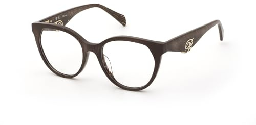 Blumarine VBM894V 0AMF Brown C/GLITTERY Shiny Gold 52/18/140 Women's Frame