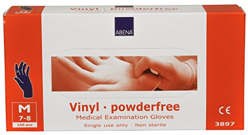 Abena Vinyl Handschuhe M puderfrei blau